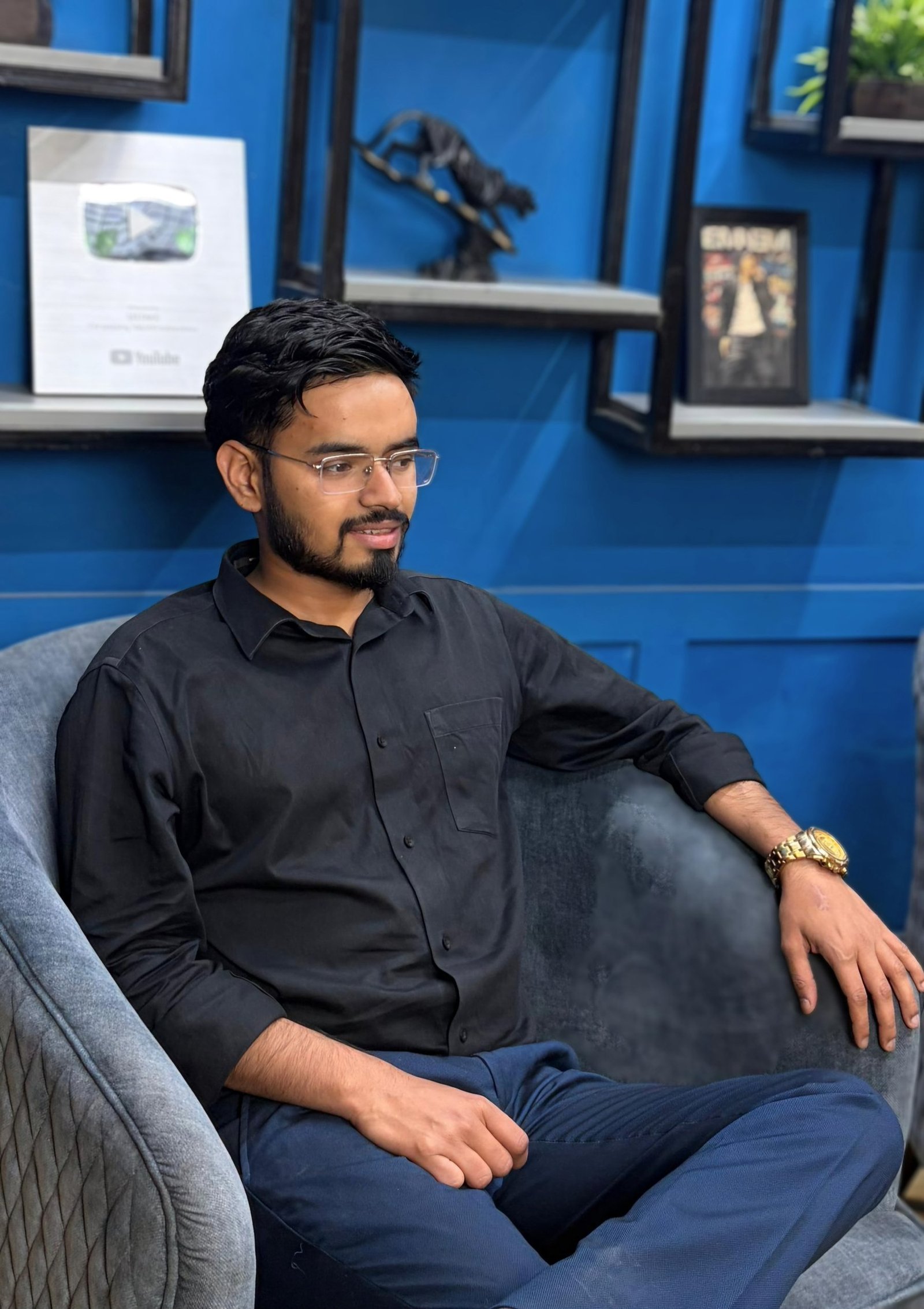 Tanishq Tiwari at TheJaadumantar Studio